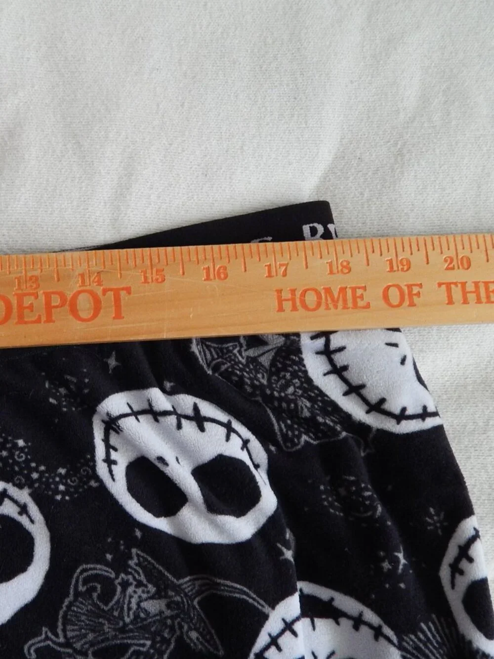 Disney Nightmare Before Christmas Pajama Pants - Kids Size XL Black White - Picture 5 of 6